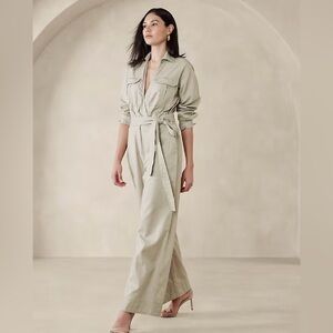 Banana Republic Twill Jumpsuit